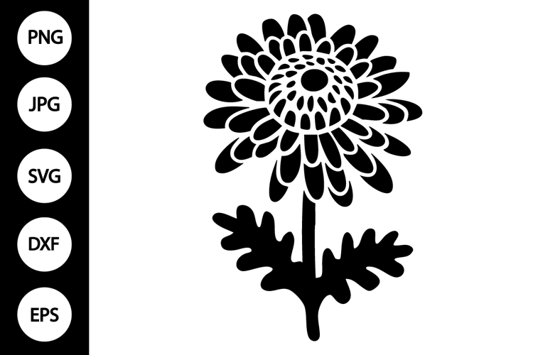 Flower Silhouette Image 17