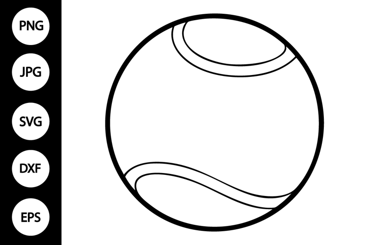 Tennis Ball Svg Image 4