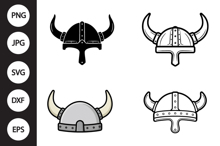 Viking Helmet SVG