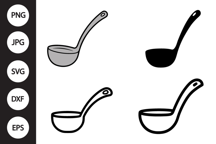 Ladle SVG, Ladle Clipart example image 1