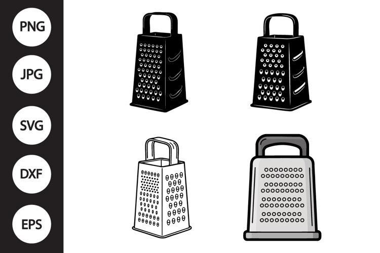 Cheese Grater SVG, Cheese Grater Clipart example image 1