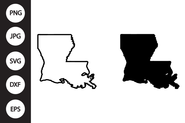 Louisiana State SVG, Louisiana State Clipart