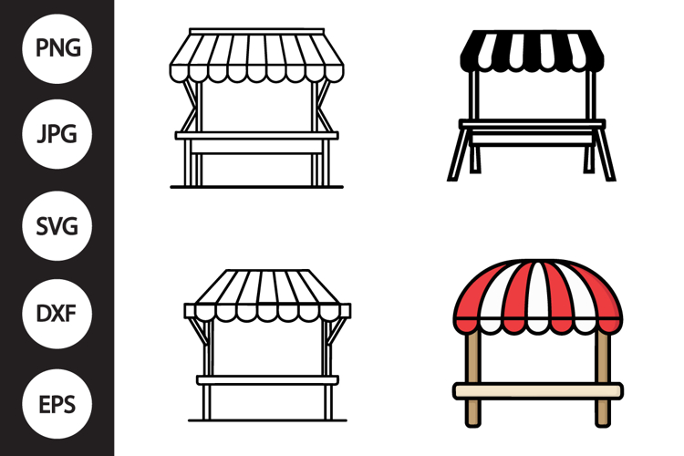 Shop Stand SVG, Shop Stand Clipart