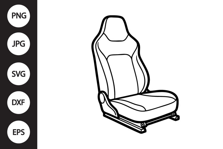 Car Seat SVG example image 1