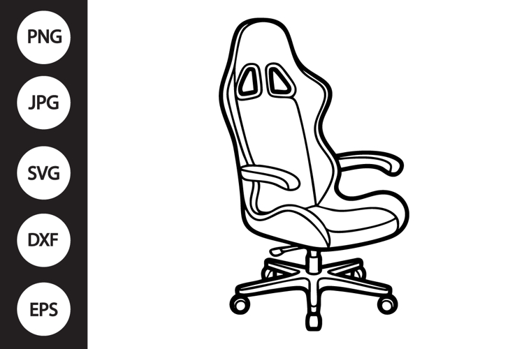 Gaming Chair SVG example image 1