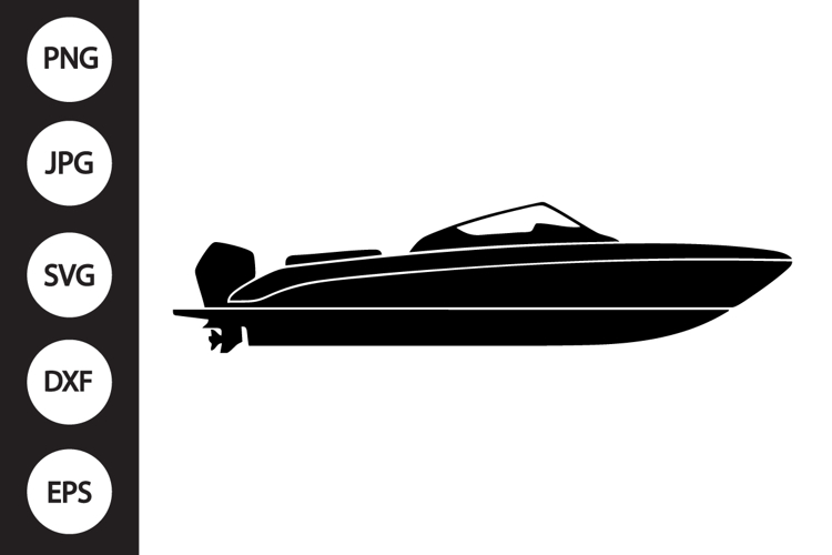 Speedboat SVG example image 1