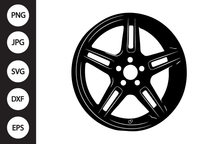 Car Rim SVG example image 1
