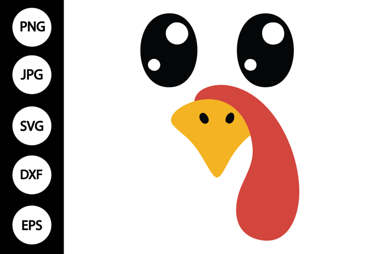 Turkey Face Svg Image 8