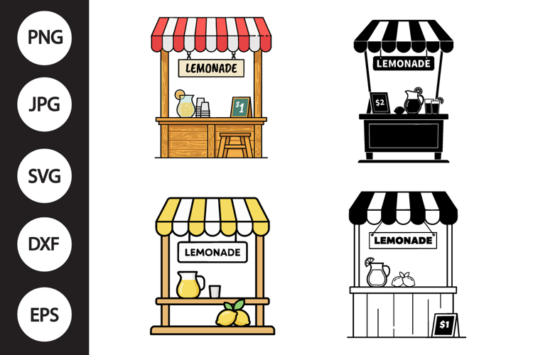 Lemonade Stand SVG, Lemonade Stand Clipart