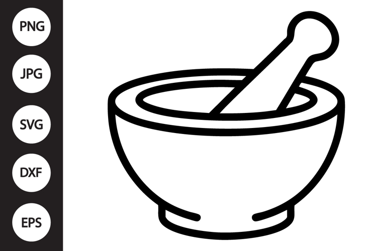Mortar And Pestle SVG