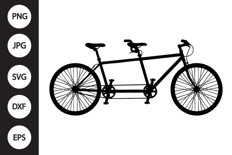 Tandem Bicycle SVG