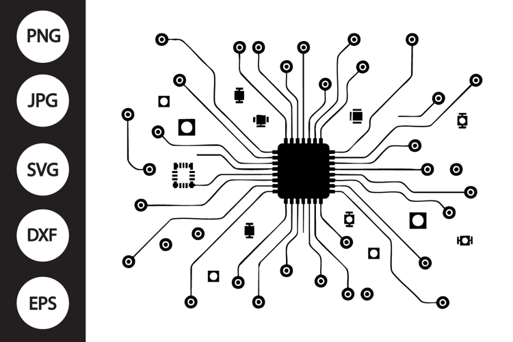Circuit Board SVG