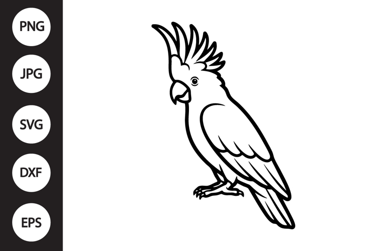 Cockatoo Bird SVG