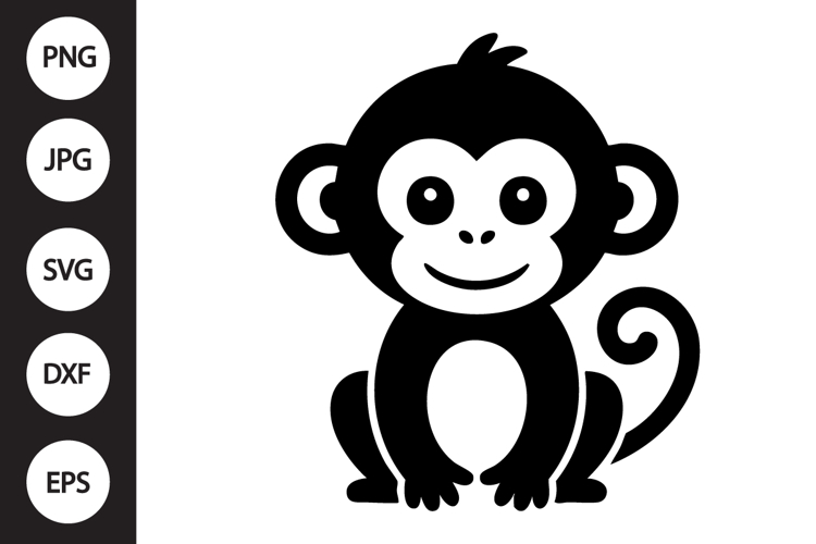 Monkey Svg Image 17