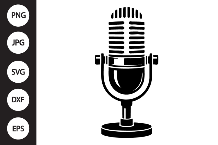 Microphone Silhouette Image 2