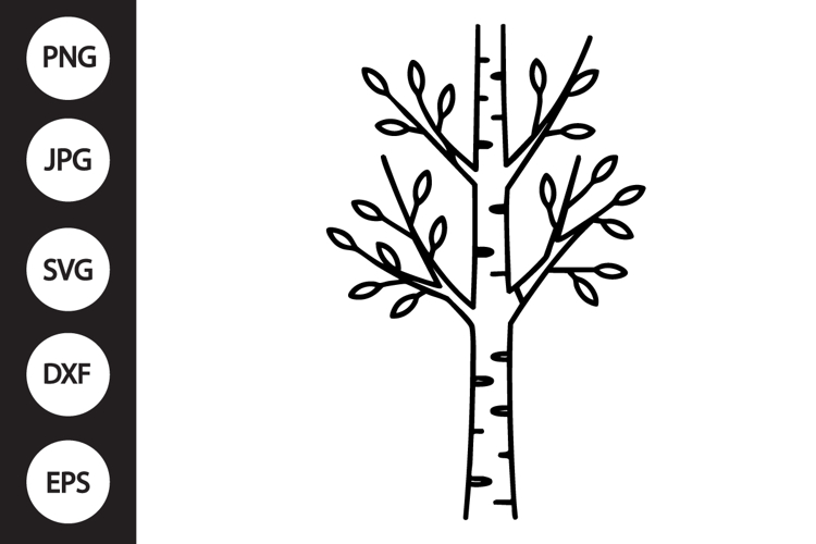 Birch Tree SVG