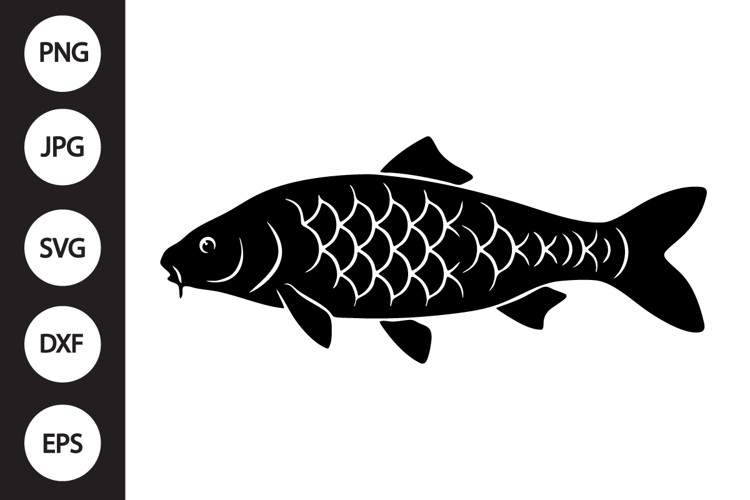 Carp Fish SVG example image 1