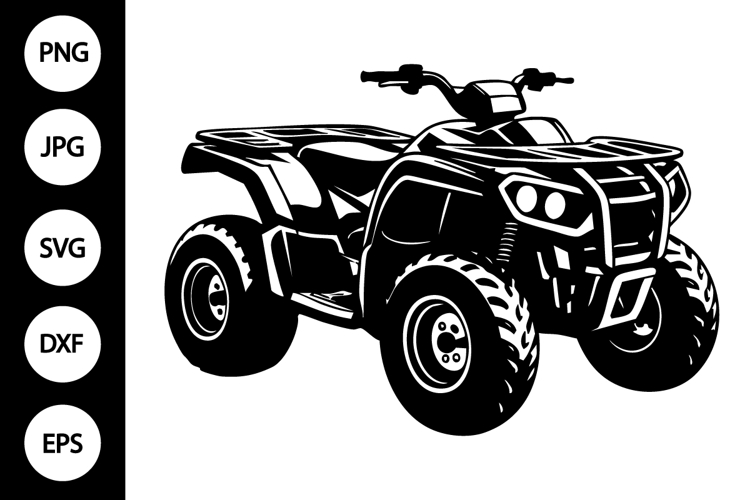 4 Wheeler SVG, 4 Wheeler Silhouette SVG
