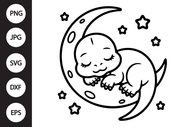 Baby Dinosaur SVGs Image 22