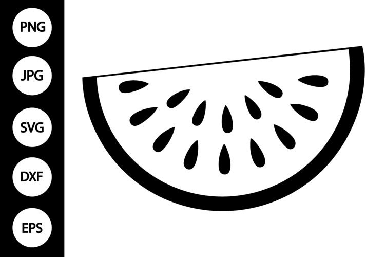 Watermelon Slice SVG