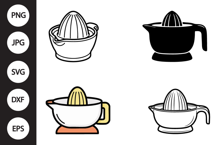 Citrus Juicer SVG, Citrus Juicer Clipart