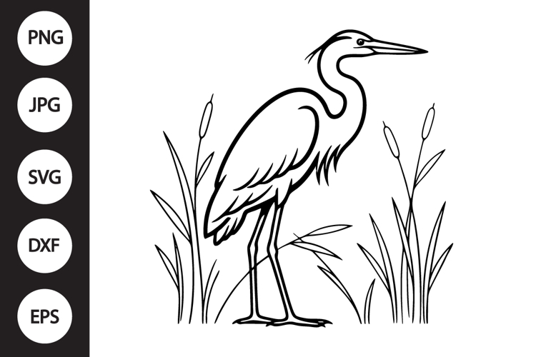 Heron Clipart Image 21