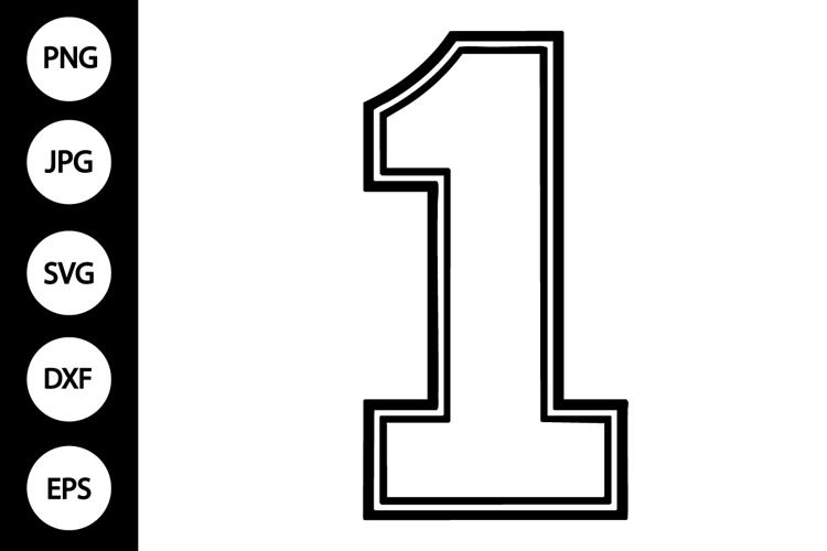 Number 1 SVG