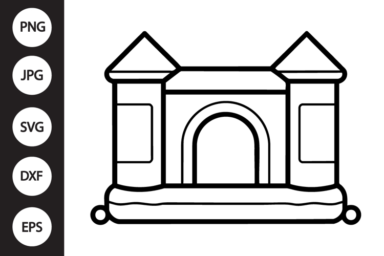 Bounce House Clipart Image 3