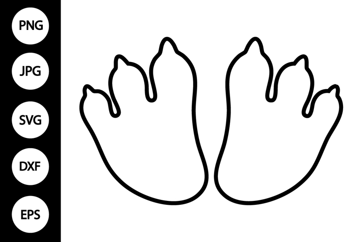 Silhouette Dinosaur Clipart Image 10