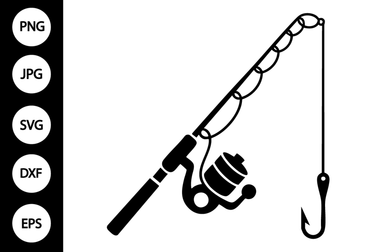 Fishing Rod Svg