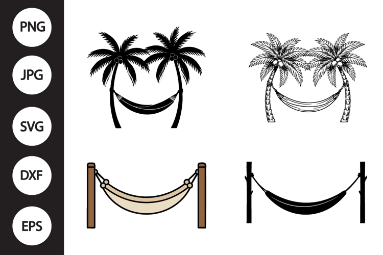 Hammock SVG, Hammock Clipart