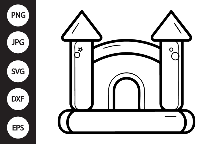 Bounce House Clipart Image 4