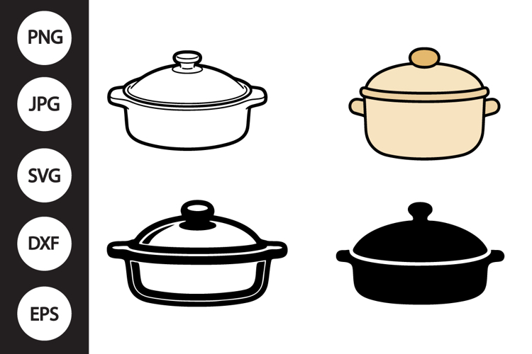 Casserole SVG, Casserole Clipart