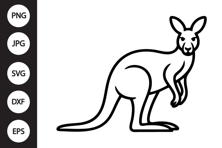 Kangaroo SVG example image 1