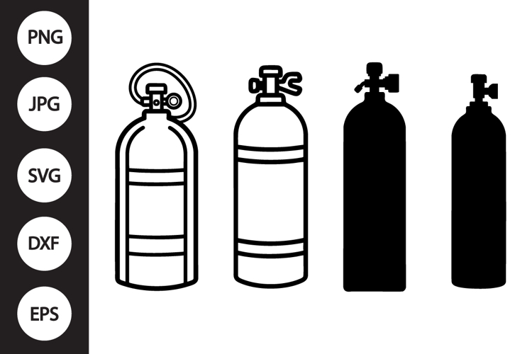 Scuba Tank SVG, Scuba Tank Clipart