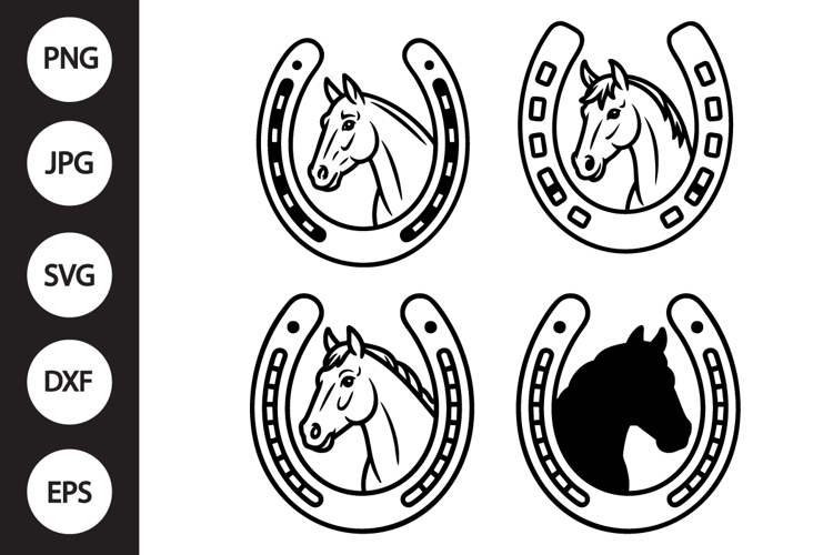 Horseshoe Silhouette Image 17