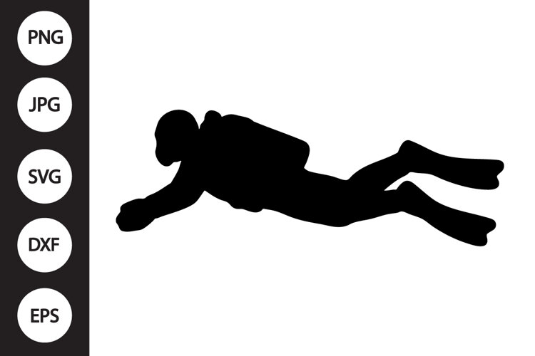 Diver SVG example image 1