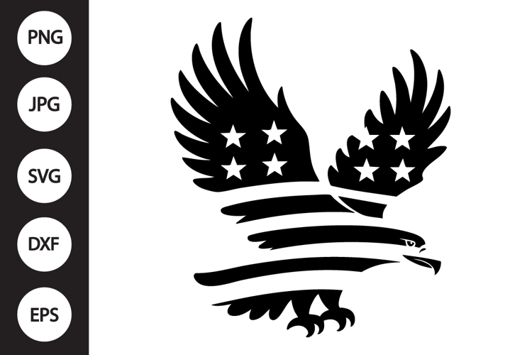 Flying Eagle Silhouette Image 3