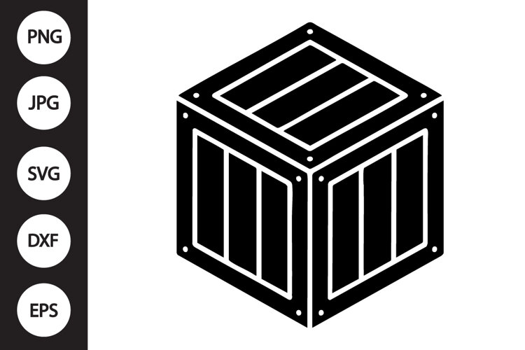 Wooden Packaging Box SVG example image 1