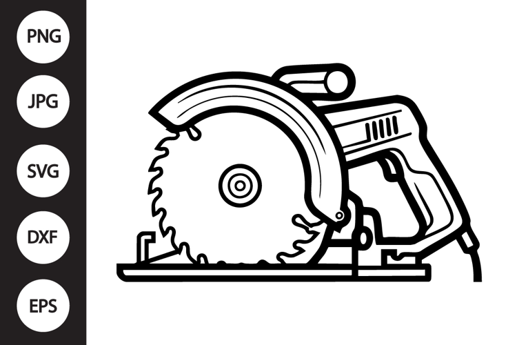 Circular Saw SVG