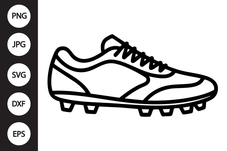 Soccer Shoe SVG example image 1