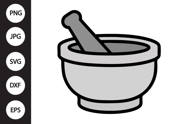 Mortar And Pestle SVG