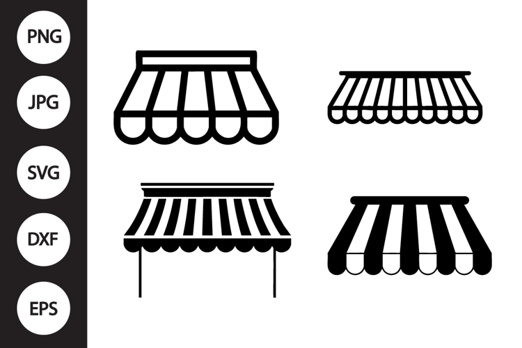 Awning SVG, Awning Clipart example image 1