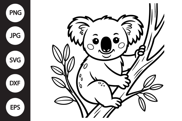 Koala Svg Image 16