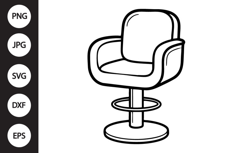 Salon Chair SVG example image 1