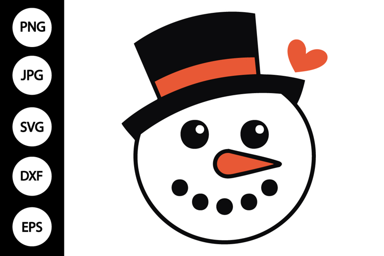 Silhouette Snowman Svg Image 19