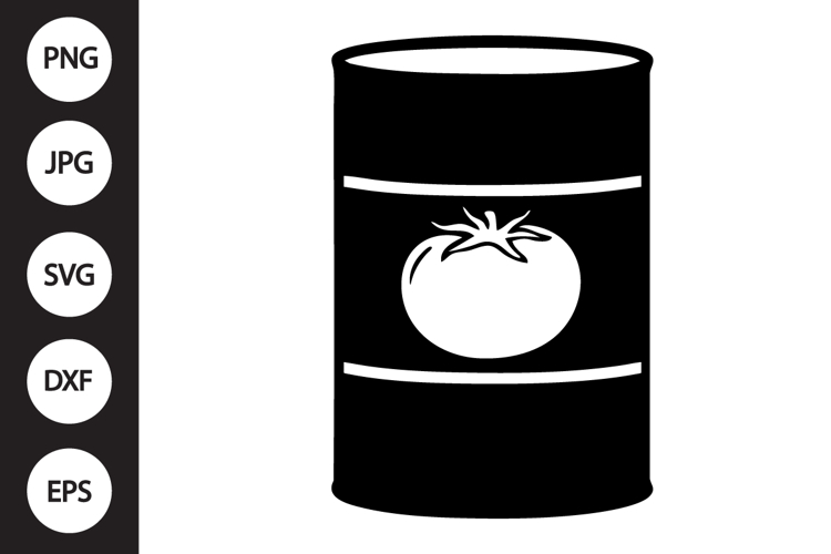 Tomato Soup Can SVG