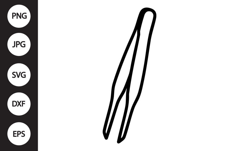 Tweezers SVG example image 1