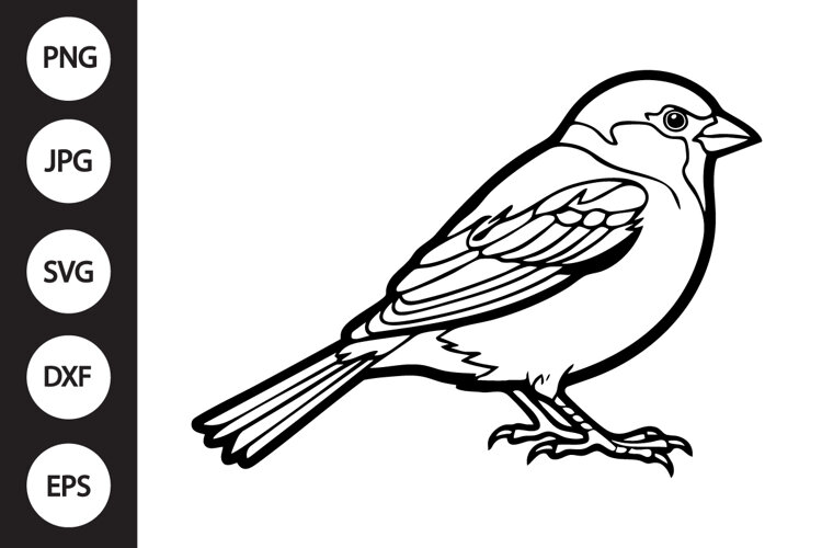 Sparrow SVG example image 1