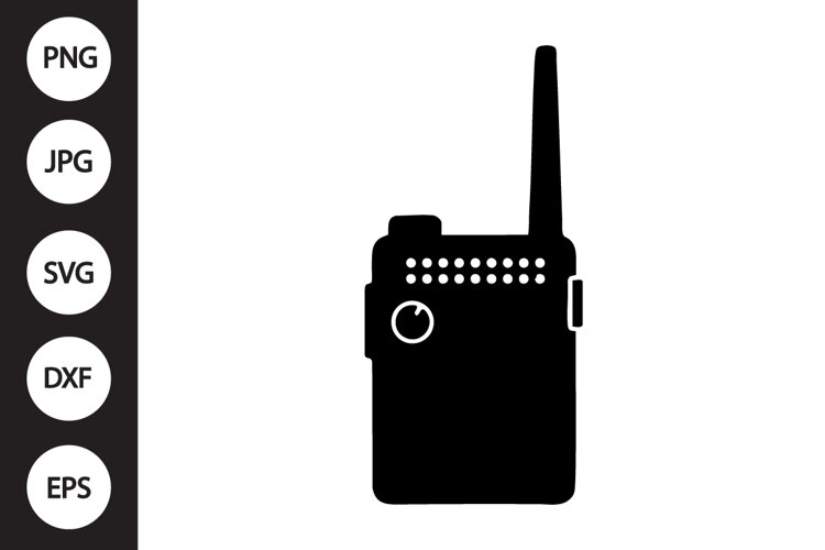 Walkie Talkie SVG example image 1